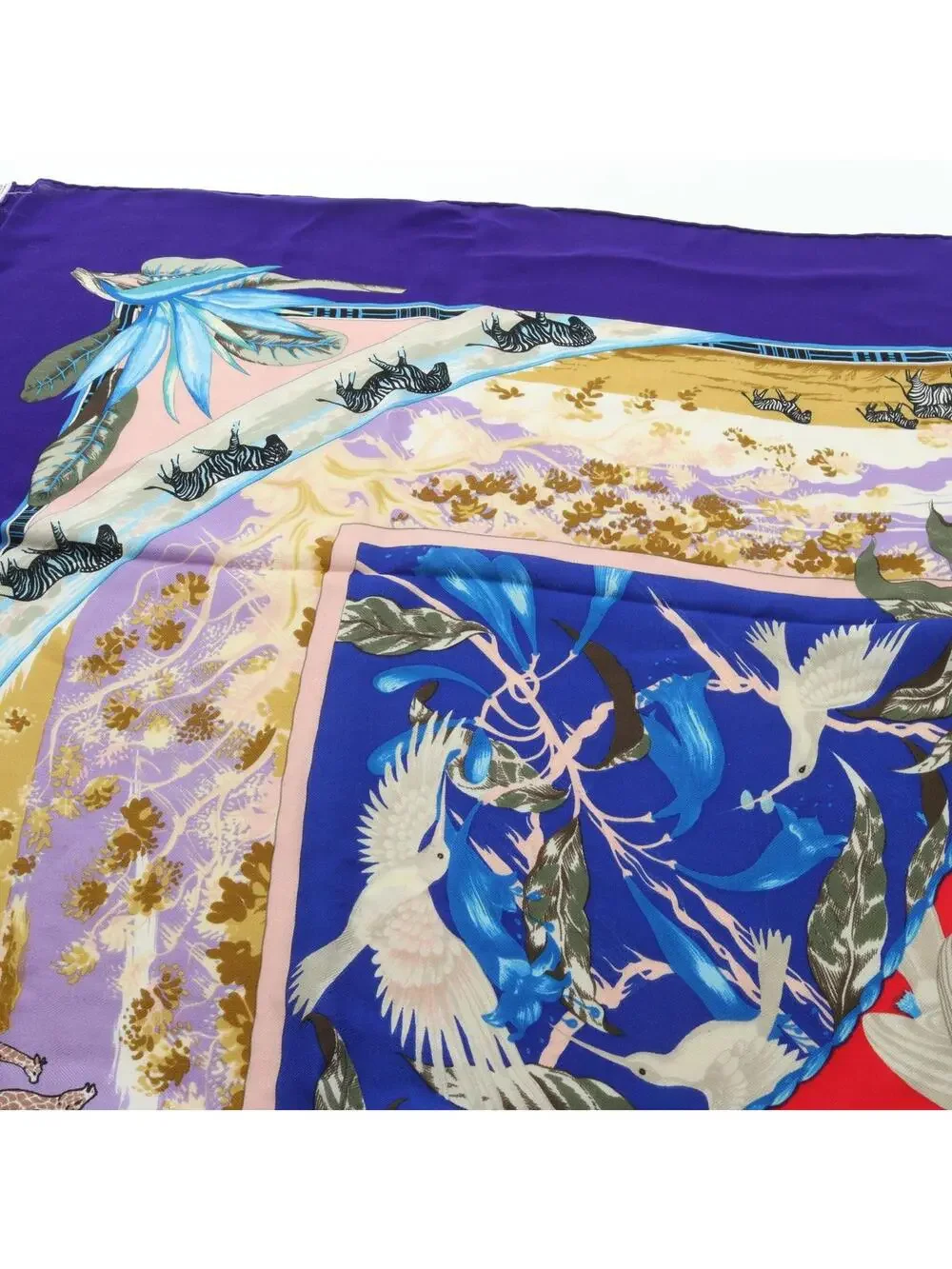 Hermes Carre Geant Tropices Scarf Silk #274814H11B